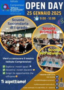 OPEN DAY 25 GENNAIO 2025